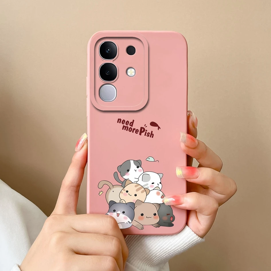 Cute Panda Cactus Liquid Silicone Protective Phone Case