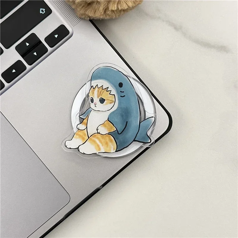 Cute Cat Magnetic Phone Grip Stand For Iphone Magsafe Compatible_voghion.com