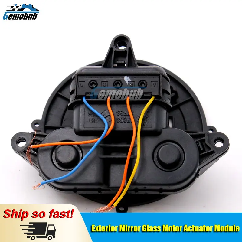 Per Honda Pilot Civic Hatch Hrv Jazz Frv Crv Wing Mirror Glass Motor Module Pp Wing Assembly Automatic Up /Down Black