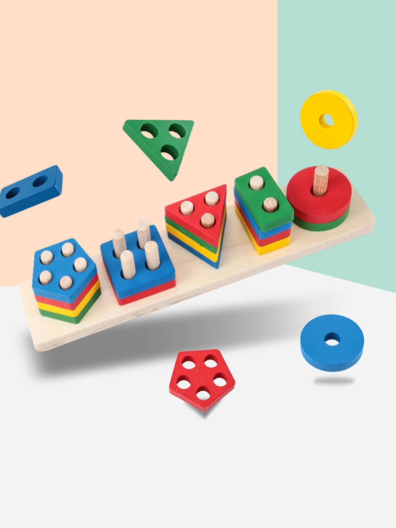 Montessori Wooden Sorting Toy 4