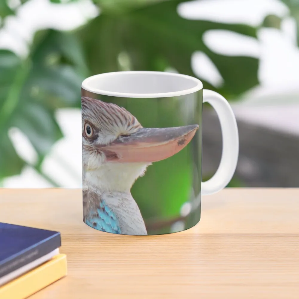 

Blue Winged Kookaburra 3 Coffee Mug Glasses Aesthetic Cups Mug