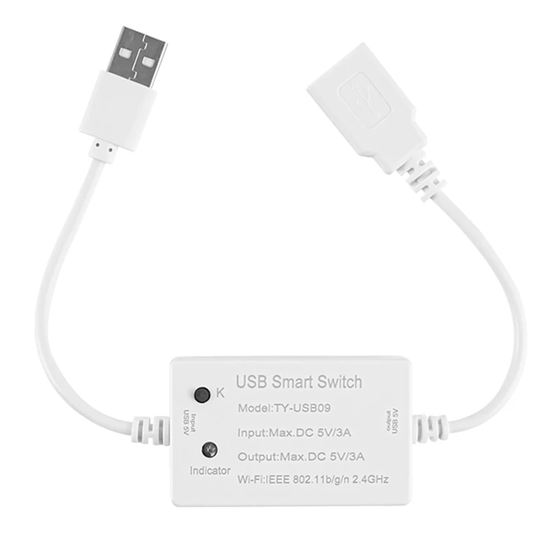 

1 Piece WIFI Controller Universal Breaker Timer Smart Life For USB Appliances For Alexa Google Home
