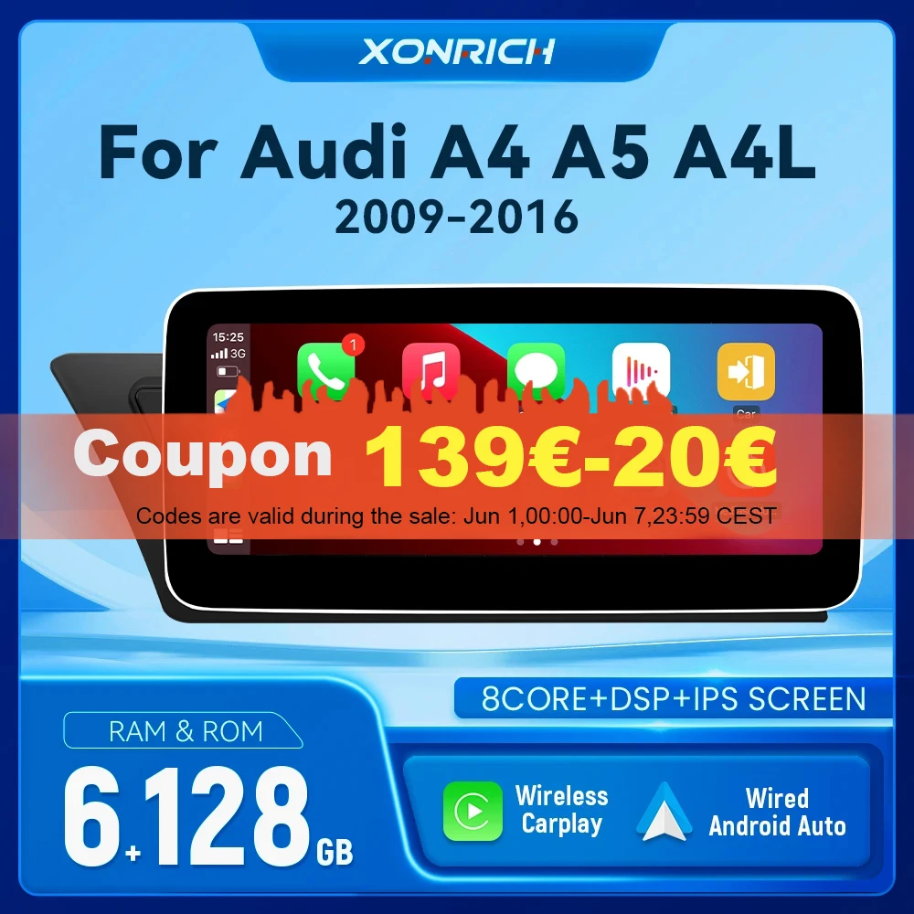 Carplay Bluetooth autoradio [Android 13.0 4GB 64GB 2.0GHz] 2 DIN autoradio voor Opel, 7 inch met WiFi/GPS/RDS/CD/DVD/USB/FM/SD/RCA, ondersteunt stuurbediening
