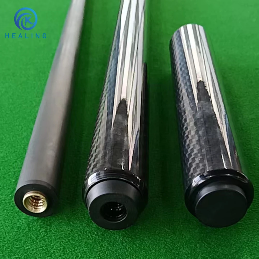 OKHAELING Carbon Shaft Billiard Stick Play Cue 3K Plain Shaft Unilock