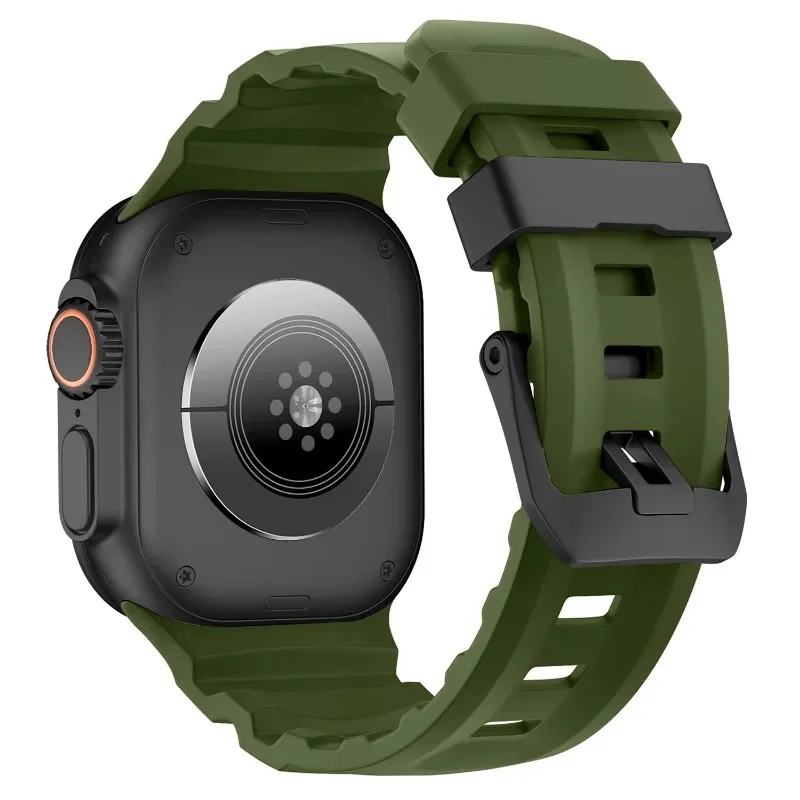Sport Silicone Titanium Band - Soft Rubber Bracelet Strap