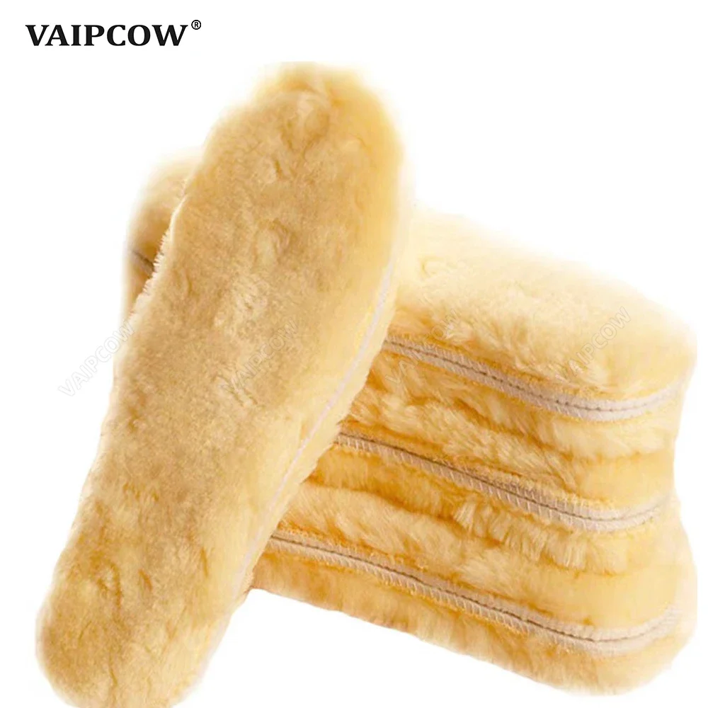 1Pair Thicken Thermal Insoles Winter Warm Heated Soft Plush Insole Shoes Snow Boots Shoe Pad Simulation Cashmere Insert Insole