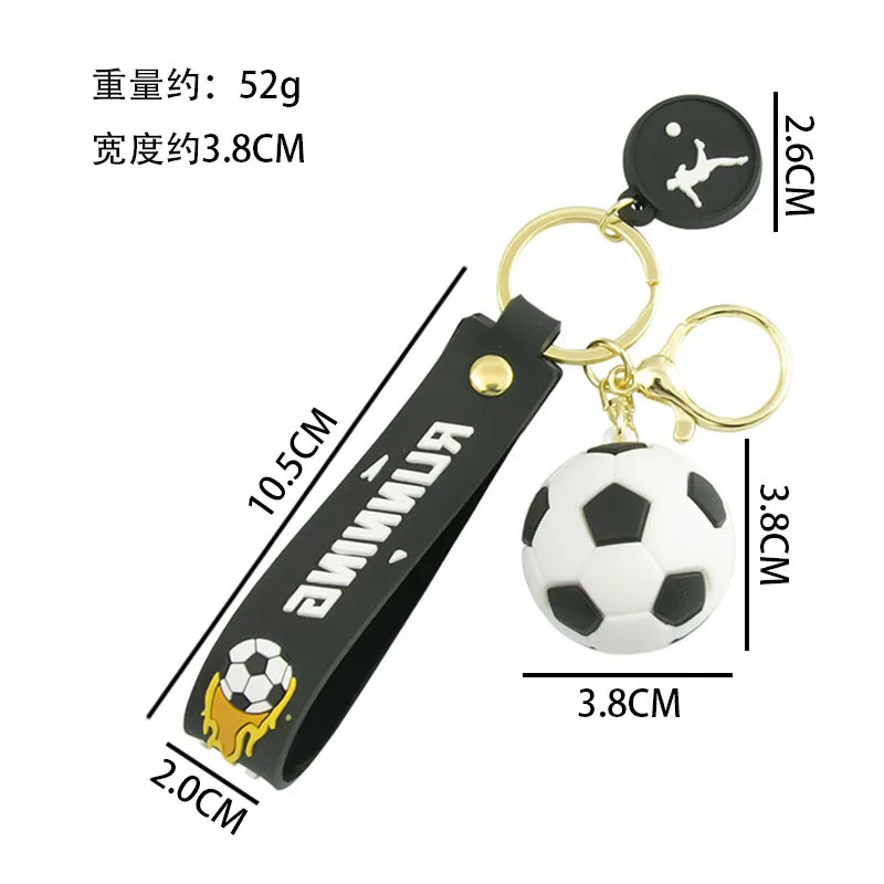 ZAKOL New Trendy Football Key Chain European Cup Accessories Keychain For Decorative Backpack Wholesale - Image 5