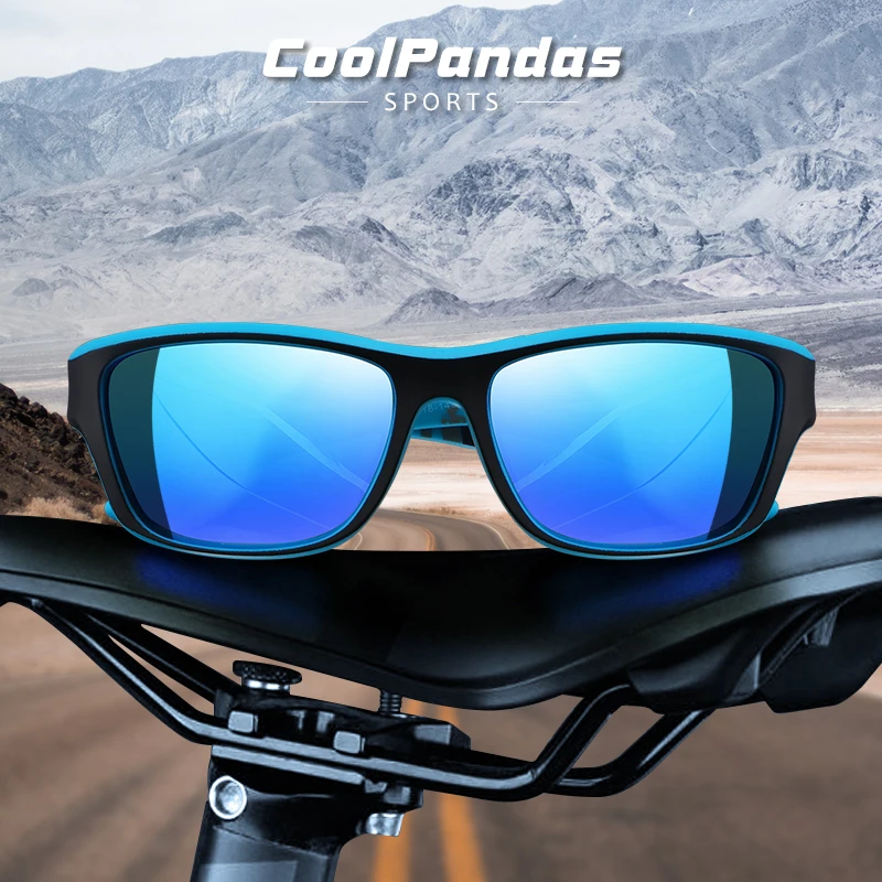 

CoolPandas Sport Men Sunglasses Polarized Sun Glasses Women Eyewear Driving Outdoor Mirror Shades UV400 oculos de sol masculino