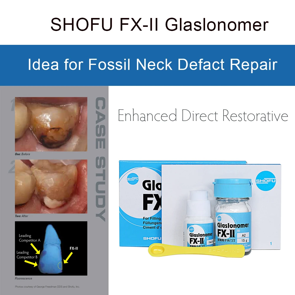 DentalSuppliesShoFuFXIIGlaslonomerCementGicFillingMaterial
