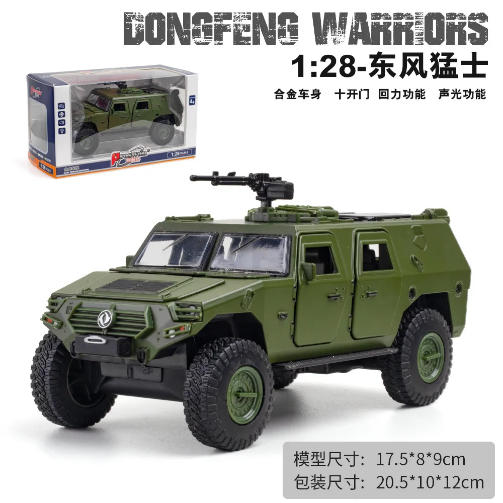 Nicce 1:28 Dongfeng Warriors Military Off-Road Vehicle Alloy Diecast Car with Pull Back Collection Children Gift Toy Model A144 RC Cars near me RC Cars