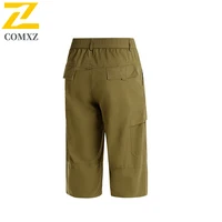 Men's Cargo Capri Pants Summer Loose Fit Workwear Shorts Large Size 2025 New Oversized Casual Mid-Length Shorts for Men 2