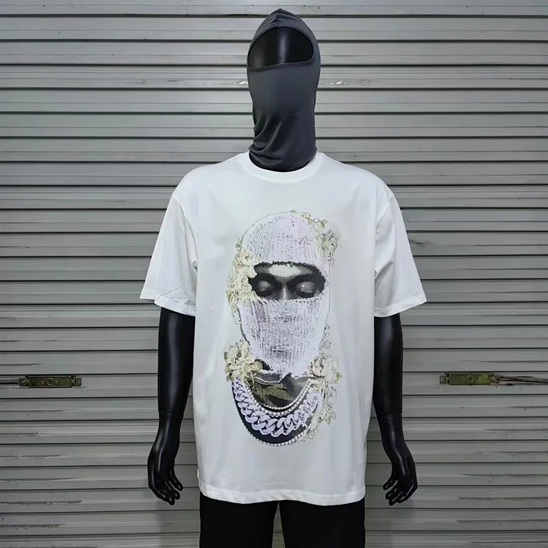 

Black IH NOM UH NIT Spring Casual T-shirts Men Woman Ventilate Printing Classic Pattern Short Sleeve Loose Top Tees