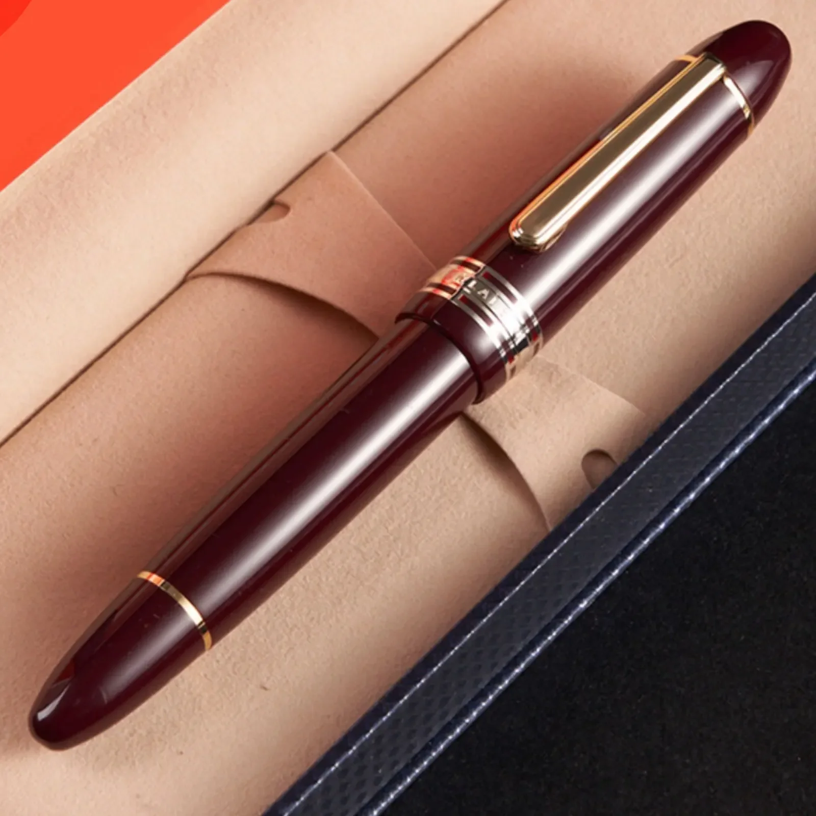 

New Yongsheng 630 Resin Fountain Pen 14K Gold Heartbeat Standard Nib Piston Gold Clip xPen Stationery Business Writing ink pens