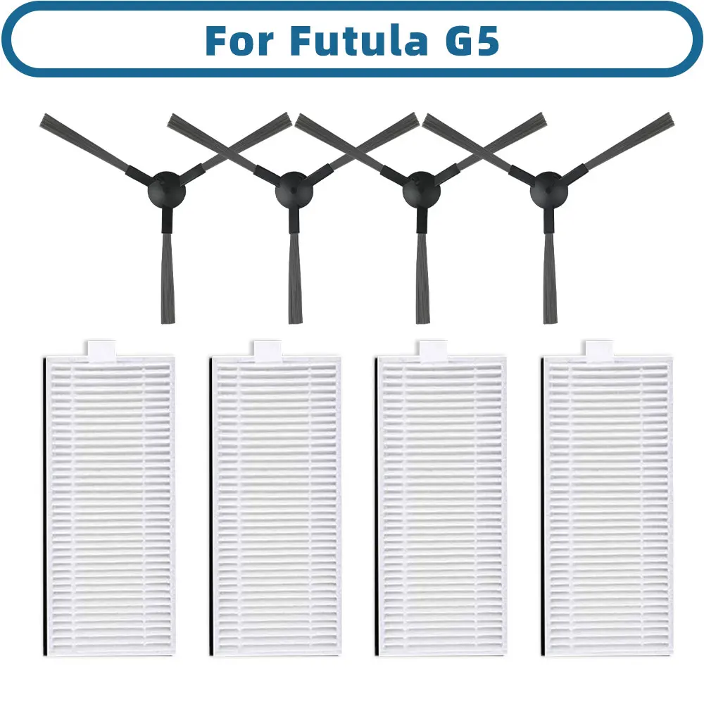 

Compatible For Futula Robot Vacuum Cleaner and Mop G5 Replacement Parts Accessories Side Brush Hepa Filter