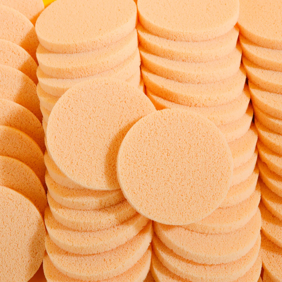 10100200300pcsRoundPowderPuffFaceMakeupSpongeAirCushion