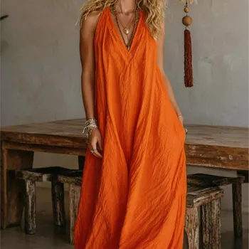 Sleeveless Maxi Party Dress 1