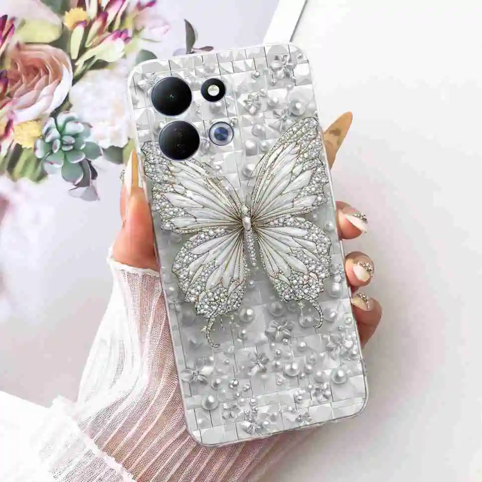 Beautiful Butterfly Silicon TPU Clear Soft Phone Case Cover