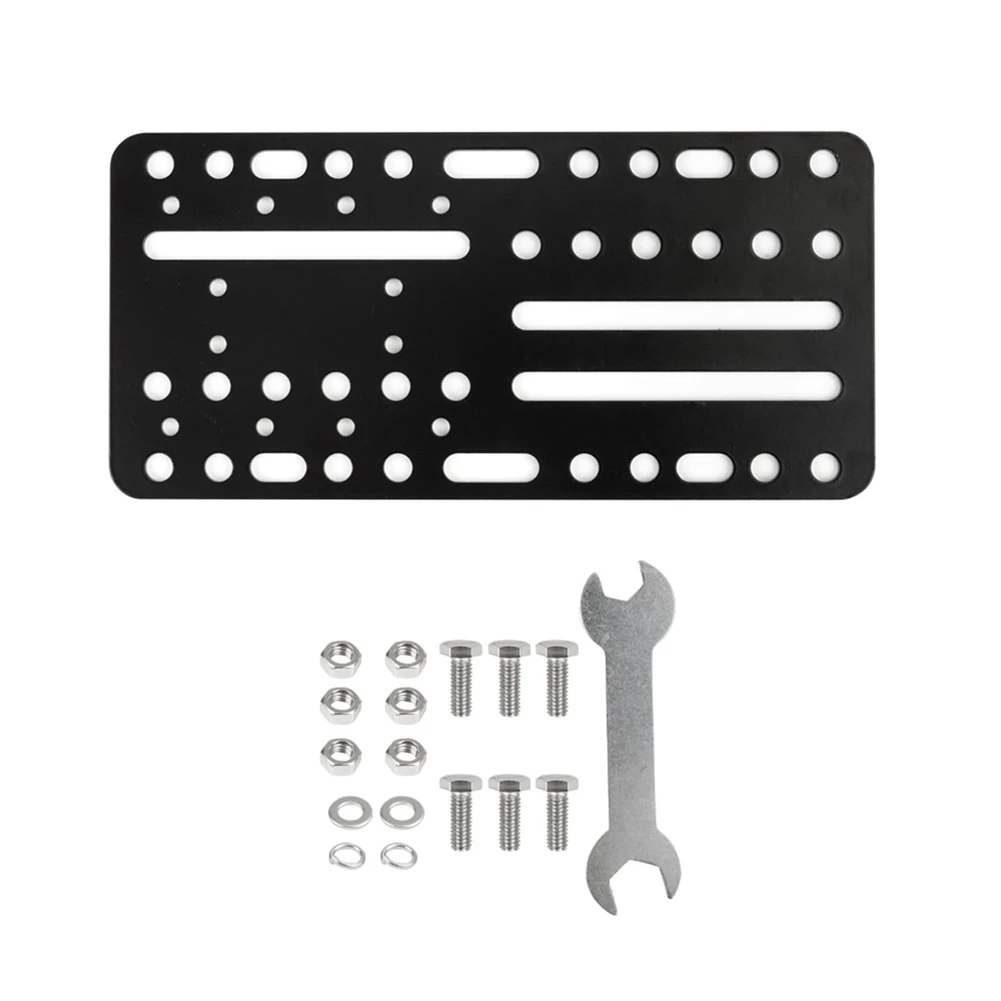 BAAU PC USB Handbrake Plate Drift Adapter Board Mount Bracket Plate for SIM Racing Game G25/27/29 T500 (ONLY Plate)