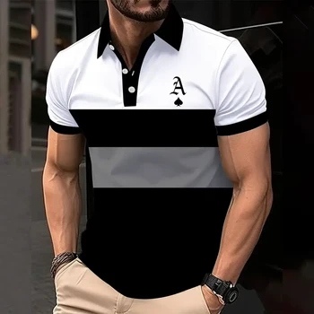 Men’s Striped Polo Shirt 1