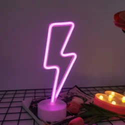 Radiant Neon LED Decorative Light - USB/Battery Powered - Cool Game - Inspired Accent for Bedrooms and Celebrations (Orange)