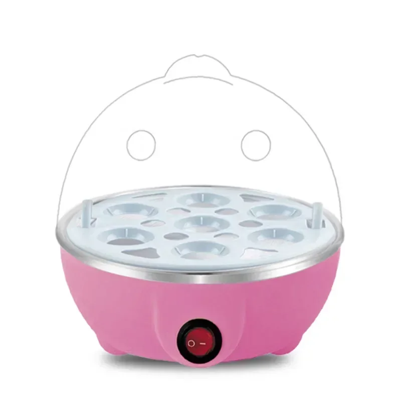 Egg Cooker Automatic Power Off Home 7 Eggs Multi-Functional Steamed Egg Custard Boiled Egg Steamer Machine Breakfast 6
