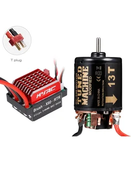 60A матовый ESC + 540 щеточный мотор 13T 21T 35T 45T 55T 80T для 1/10 RC Crawler Axial SCX10 AXI03007 90046 Traxxas TRX4 TRX6 D90