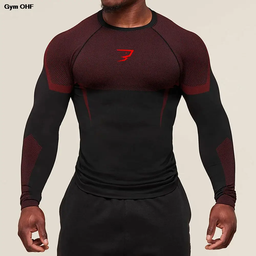 Nuove magliette da bodybuilding da uomo, aderenti, traspiranti, ad asciugatura rapida, per lo sport, estive - immagine 4