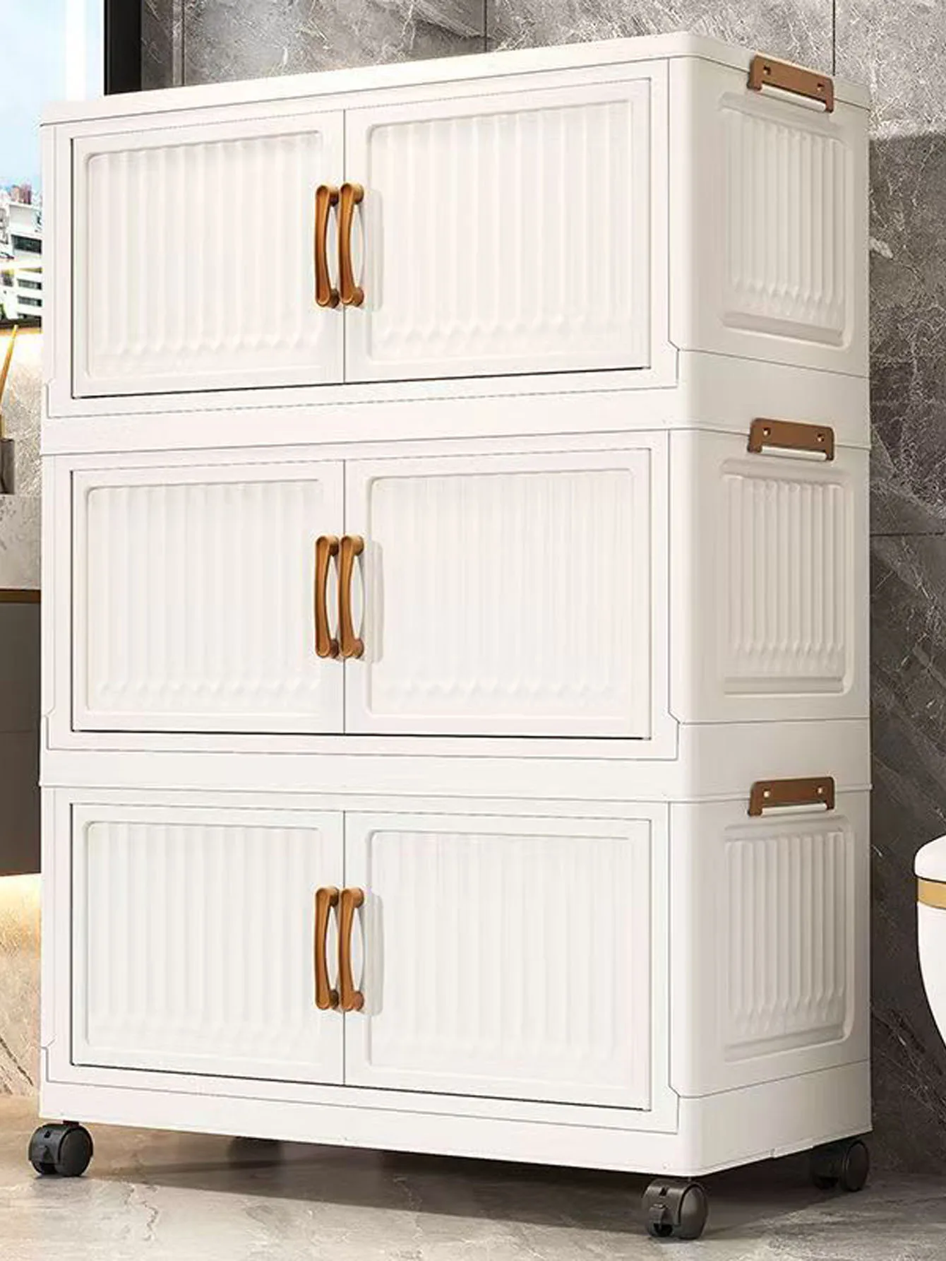 Extra-Large Folding Storage Cabinet Organizer Box 2