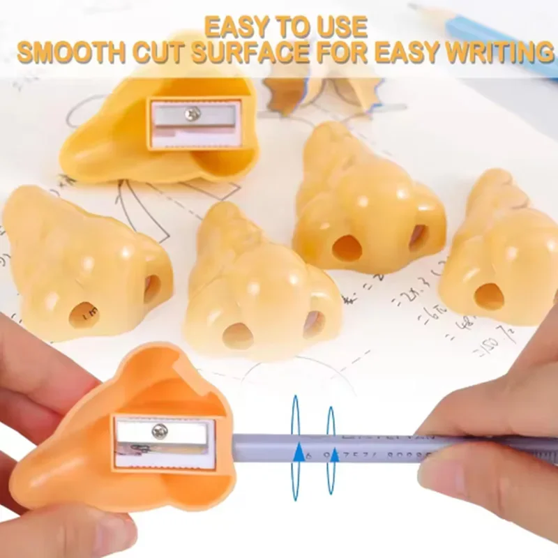 Nose Pencil Sharpener Double Hole for Kids