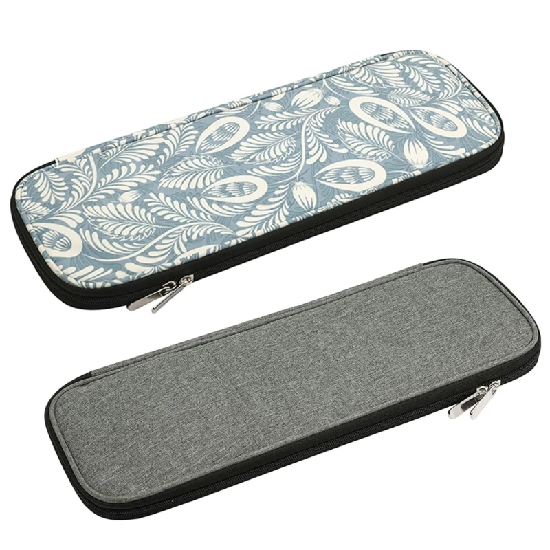 

Knitting Needle Case Crochet Hooks Case with Clear Accessories Pocket Dropship