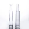1pcs-kit Tall and Thin Cork Top Ice Wine Bottles 375ml 500ml 750ml Clear Gin Vodka Ice Wine Glass Bottle with Heavy Bottom 1