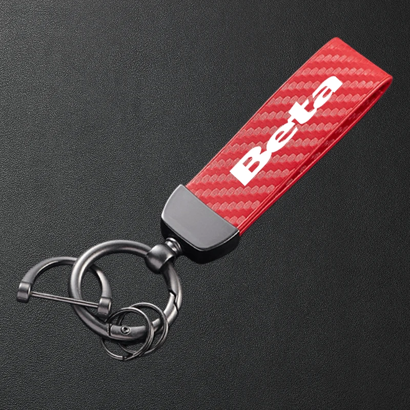 Carbon Fiber Enduro Motorcycle Keychain