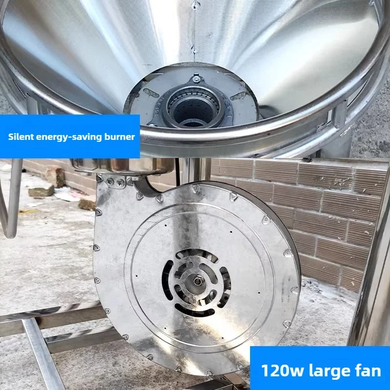 Stainless Steel Large Pot Stove Commercial Banquet Gas Stove High Pressure Fierce Fire Stove Single Cooktop Liquefied Gas Cooker 4