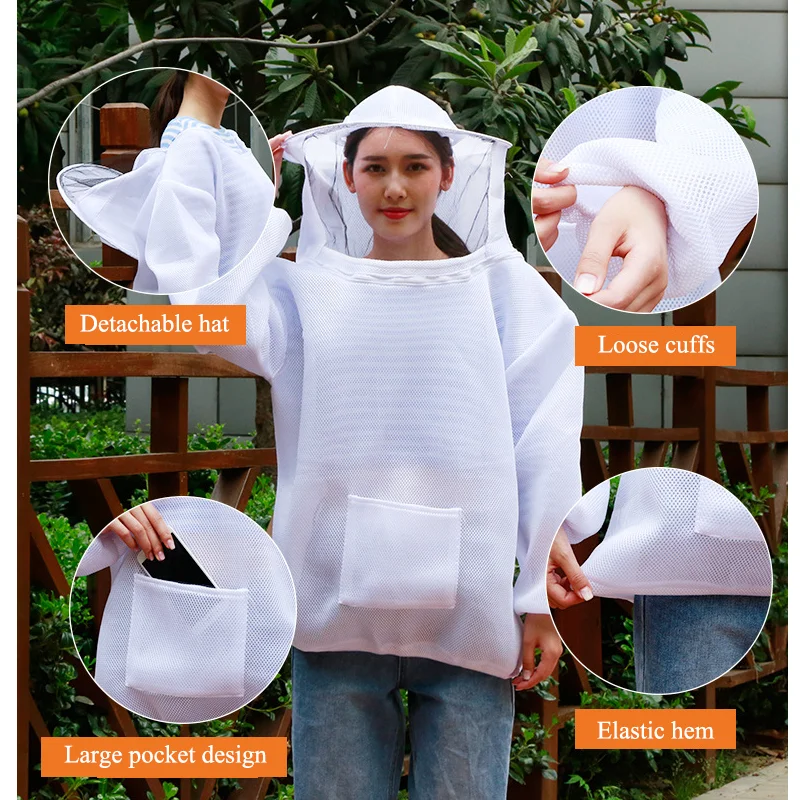 Anti Bee Clothing Breathable Specialized Wasp Protective Clothing Bee Catching Protective Complete Set