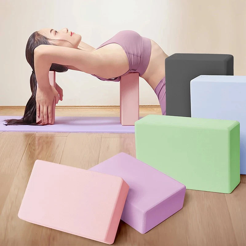 Description Picture 6 of itemYoga Building Blocks Cubes Pilates Bricks Reinforcement Mats Sports Yoga Supplies Exercise Home Exercise Equipment Fitness Eva