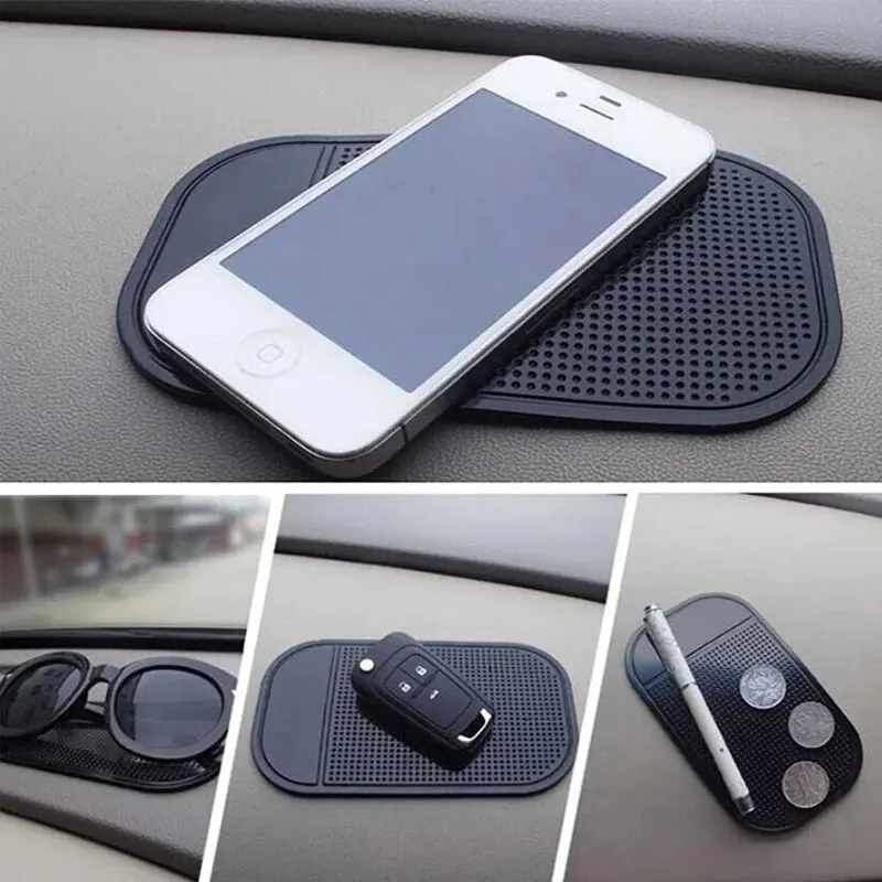 1 Piece Multi-functional Dashboard Storage Sticky MatMobile Phone Glasses Anti-slip MatMagic Silicone Mat
