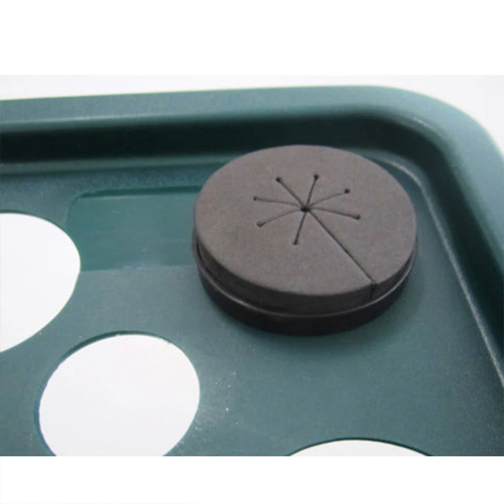 100pcs/set Black Neoprene Inserts Sponge Block Premium Hydroponics Cloning Collar for Garden Hydroponics Clone Collars
