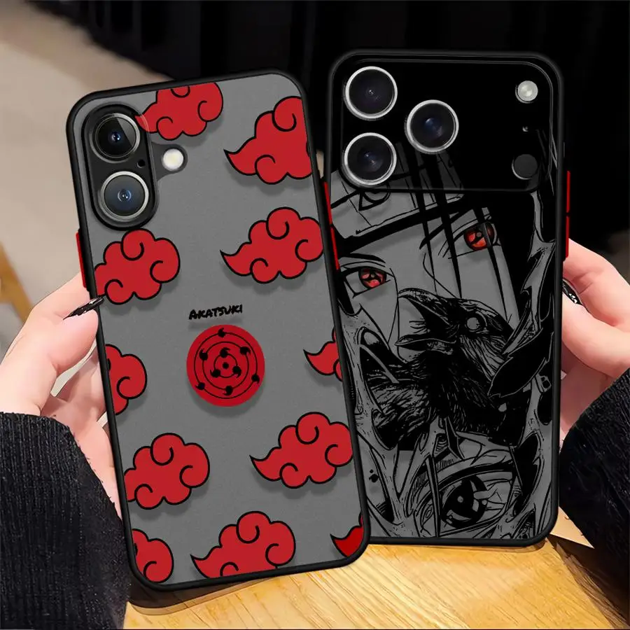 Japanese Anime Cloud Itachi Anti-Fall Matte Phone Case