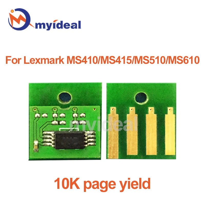 MS410 Toner Cartridge Chip For Lexmark MS410d MS410dn MS510dn MS610DN ...