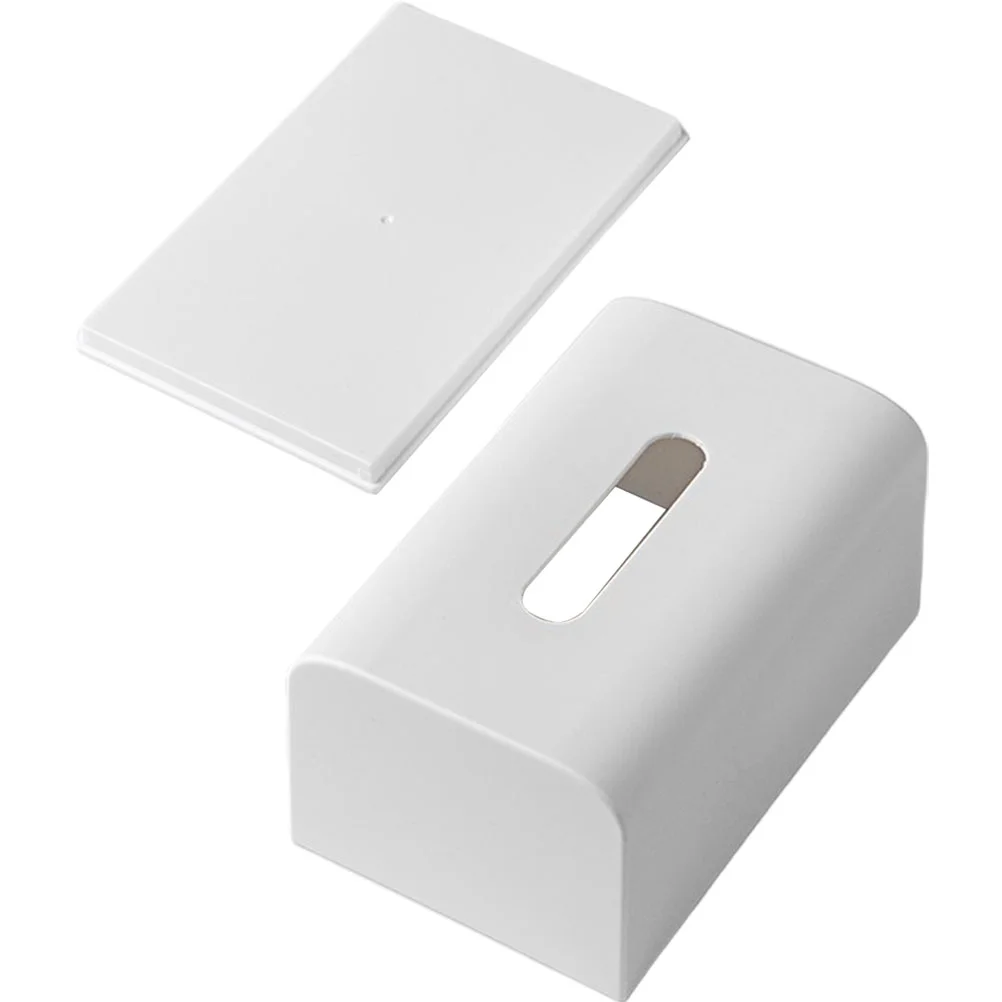 

Home White Facial Tissues Arc Curved Bedroom House Accessories Tissue Box Cover White Tissue Case Napkin Holder Tissue