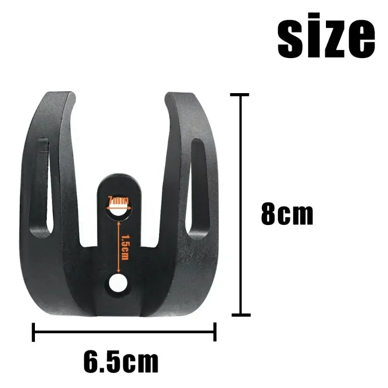 Heavy-Duty Nylon Double Hook for Scooter Storage and Accessories