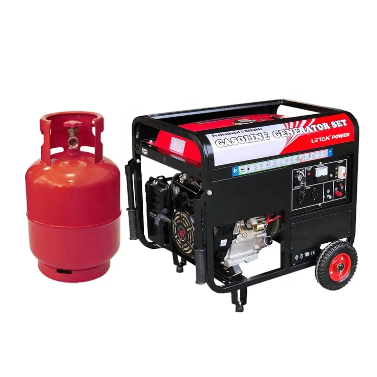 

7.5kva 6.5kw 6kw turbine generator home use single or three phase small natural gas in stock