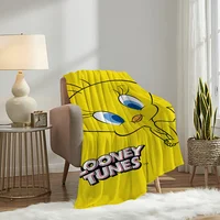 Cartoon Bird Cute T-Tweety Blanket Plush Nap Sofa rug for Living Room Warm Office Bedroom Birthday Home Travel Kid Gifts 2