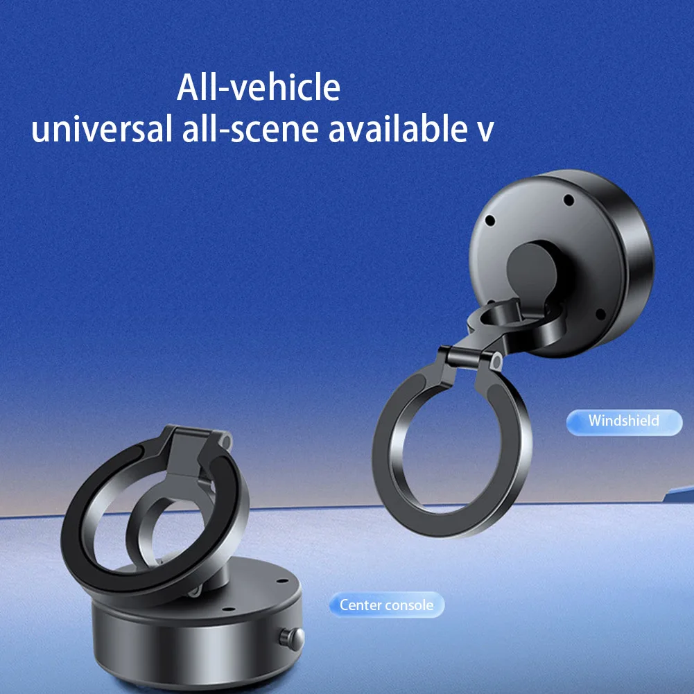 Magnetic Car Phone Holder Car Dash Phone Mount Tri-fold Foldable Phone Stand Hands Free Smartphone Support Car Accessories