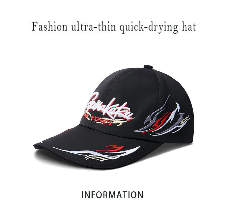 Description Picture 4 of itemGamakatsu Fishing Hat with Clip Windproof Sunscreen Bucket Hats Breathable Baseball Cap Men's Outdoor Moisture Wicking Cap