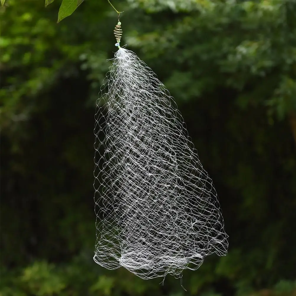 Multi Size Fishing Net Explosion Hook Trap Mesh Luminous Bead Netting Sea NetTackle Design Copper Shoal Cast Gill Feeder Trap