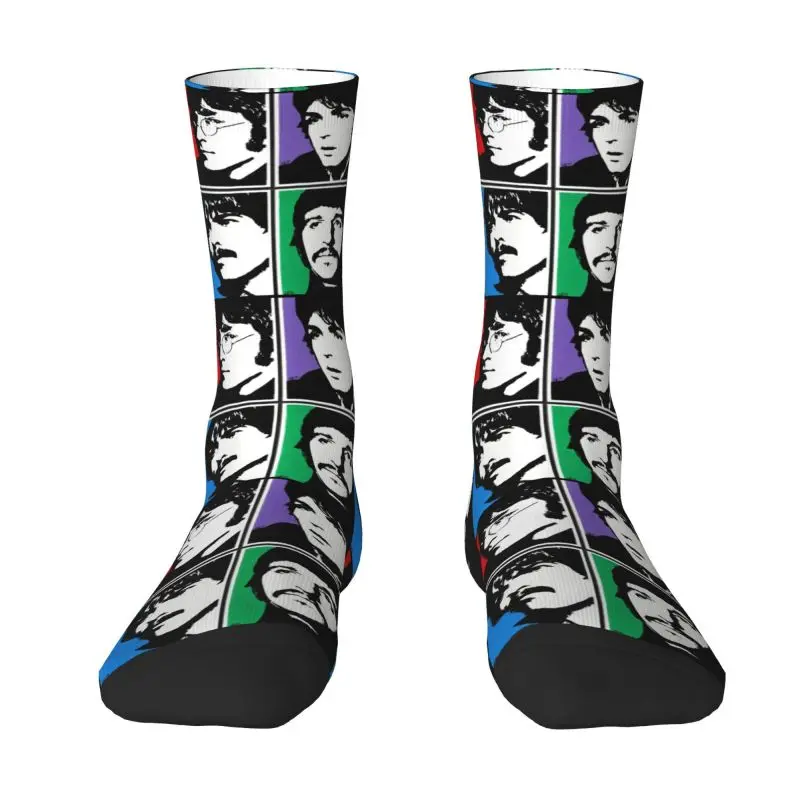 Novità Stampato Heavy Metal Rock The Beatle Socks For Men Women Stretchy Summer Autunno Inverno Crew Socks