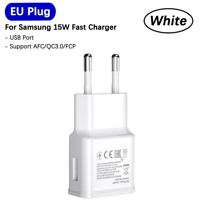 ตัวเลือกสินค้า อะแดปเตอร์ชาร์จเร็ว 15W USB-C สำหรับสมาร์ทโฟน Samsung
