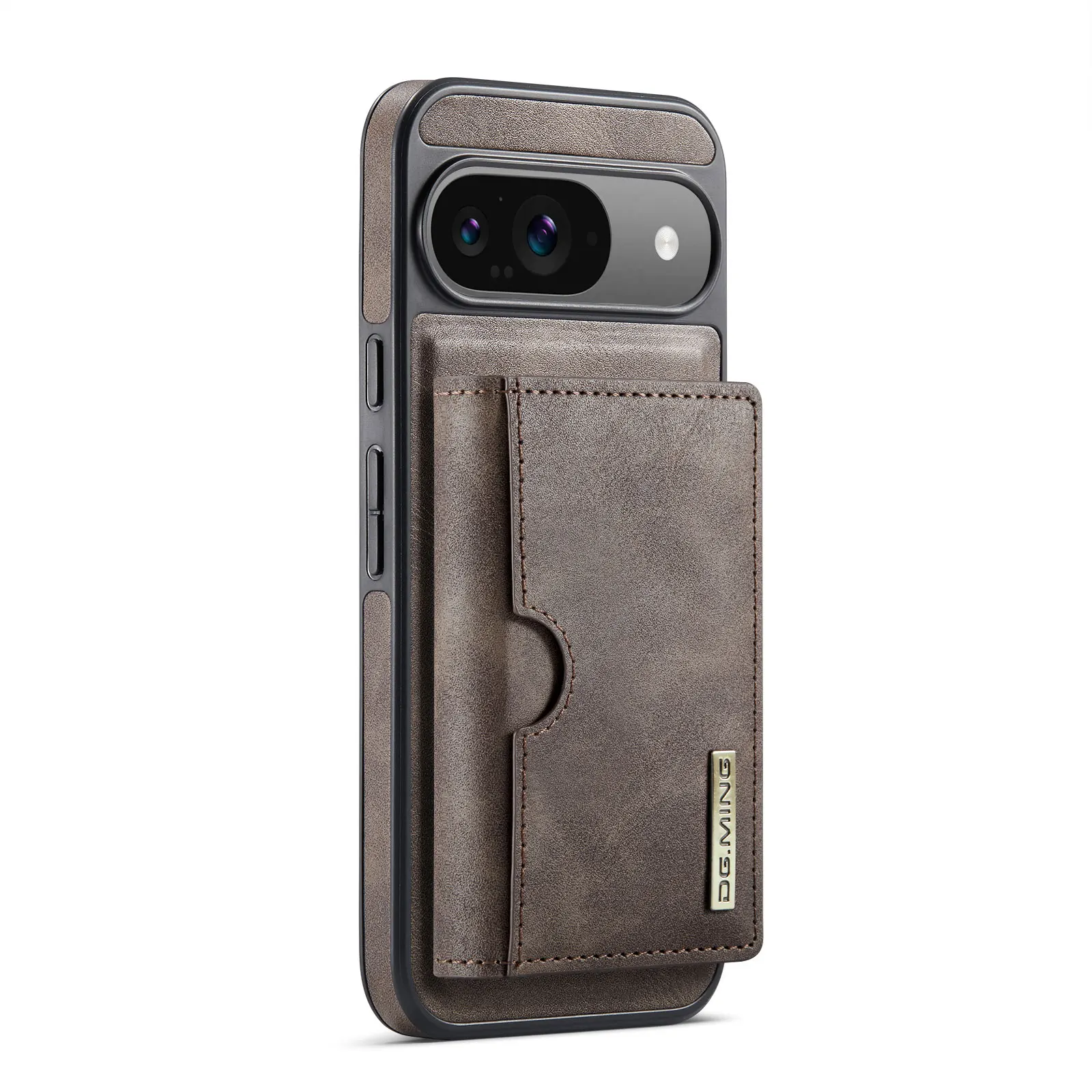 Premium RFID-Blocking Leather Wallet Case - 2-in-1 Detachable Magnetic Cover