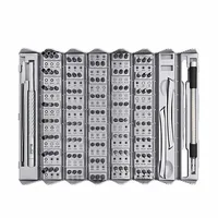 طقم مفكات صيانة Kaisi K-8128 الشامل (128 في 1) للهواتف واللابتوب 1